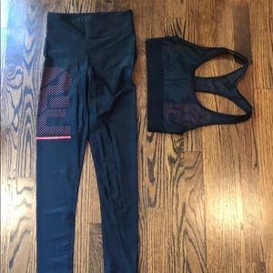 P.E Nation Legging and sports bra set